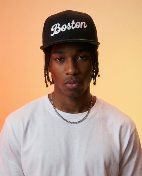 Boston Script Snapback