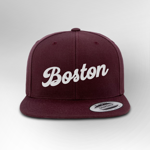 Boston Script Snapback