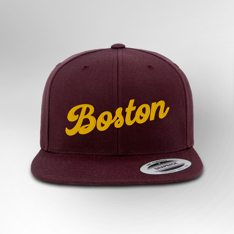 Boston Script Snapback