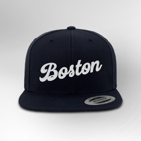 Boston Script Snapback