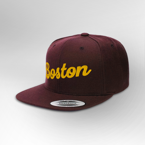 Boston Script Snapback