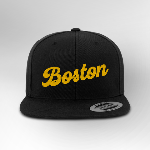 Boston Script Snapback