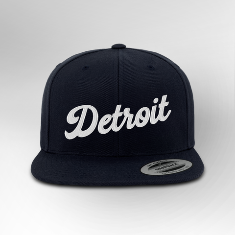 Detroit Script Snapback