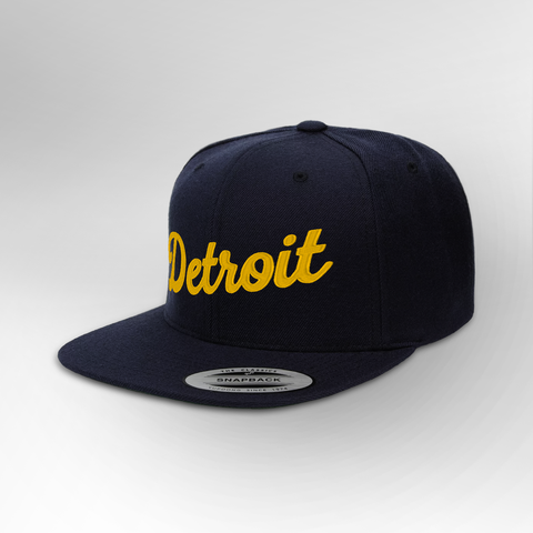 Detroit Script Snapback
