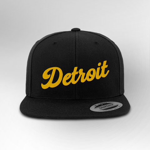 Detroit Script Snapback