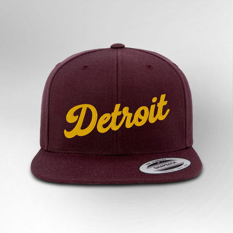 Detroit Script Snapback