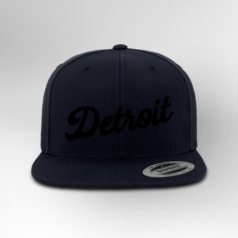 Detroit Script Snapback