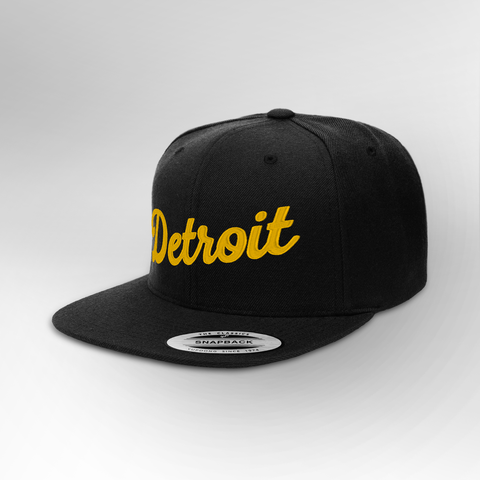 Detroit Script Snapback