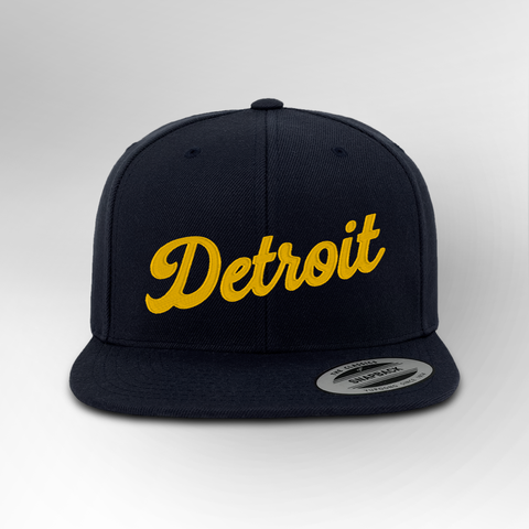 Detroit Script Snapback