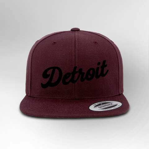Detroit Script Snapback
