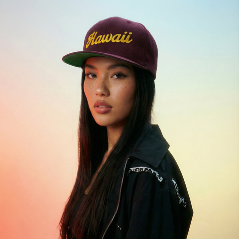 Hawaii Script Snapback