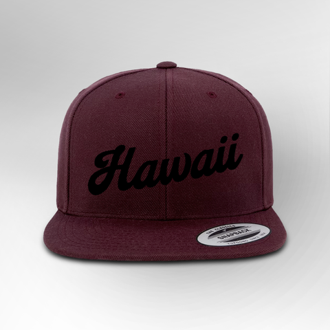 Hawaii Script Snapback