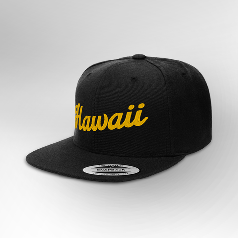Hawaii Script Snapback