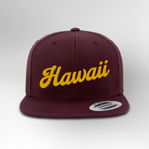 Hawaii Script Snapback