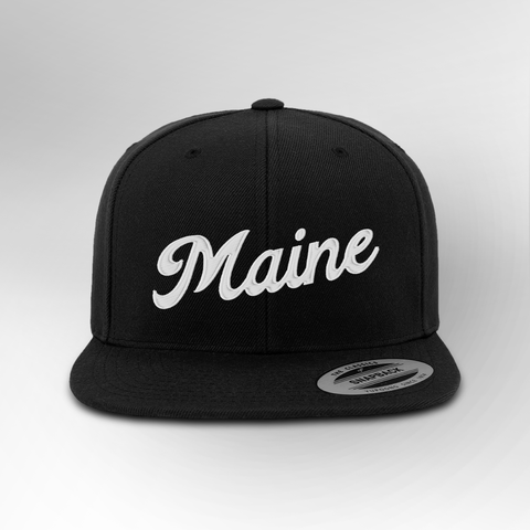 Maine Script Snapback