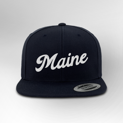 Maine Script Snapback