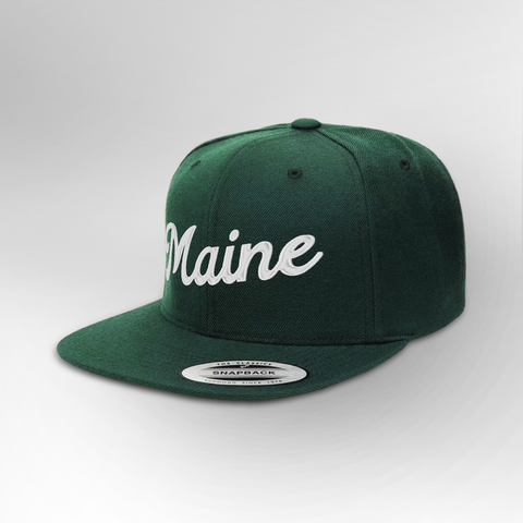 Maine Script Snapback