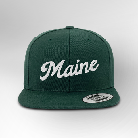 Maine Script Snapback