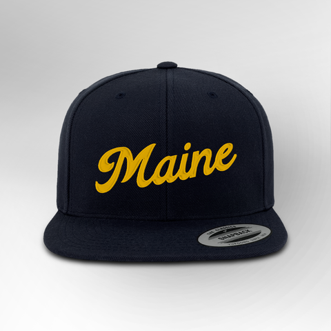 Maine Script Snapback