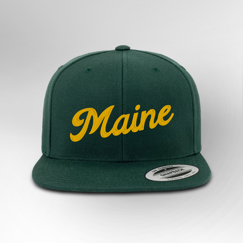 Maine Script Snapback