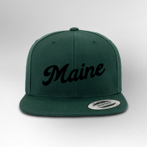 Maine Script Snapback