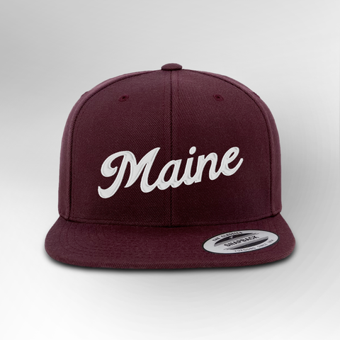 Maine Script Snapback