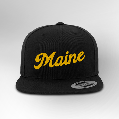 Maine Script Snapback