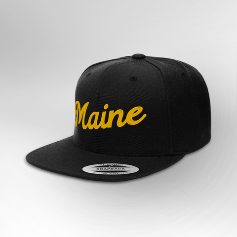 Maine Script Snapback