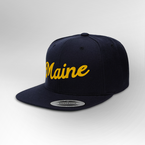 Maine Script Snapback