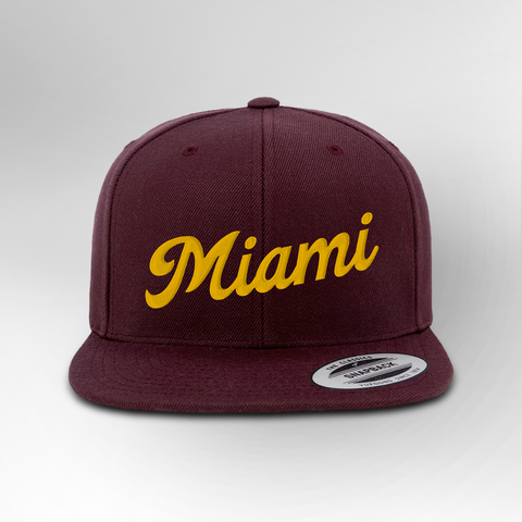 Miami Script Snapback