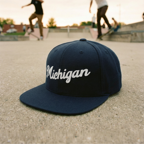 Michigan Script Snapback