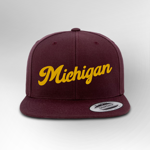Michigan Script Snapback