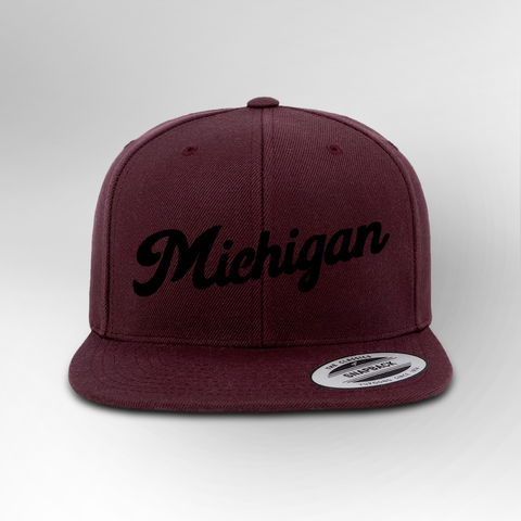 Michigan Script Snapback
