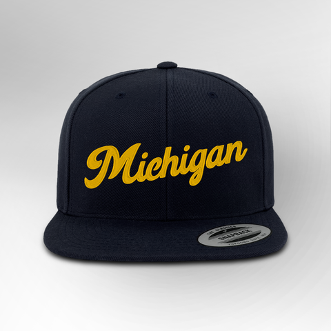 Michigan Script Snapback