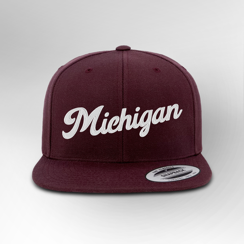 Michigan Script Snapback