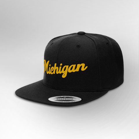 Michigan Script Snapback
