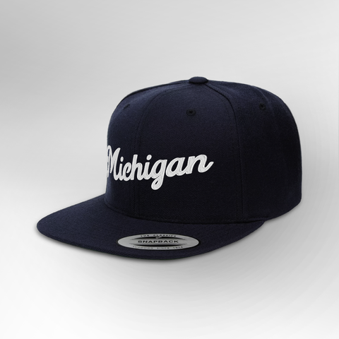 Michigan Script Snapback