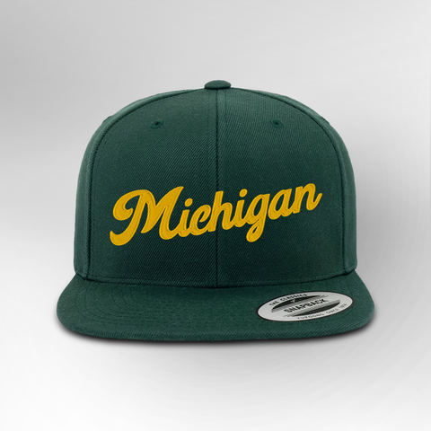 Michigan Script Snapback