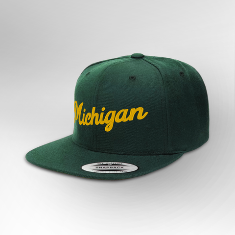 Michigan Script Snapback