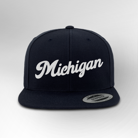 Michigan Script Snapback