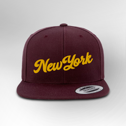 New York Script Snapback