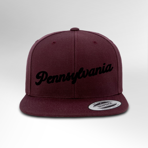 Pennsylvania Script Snapback