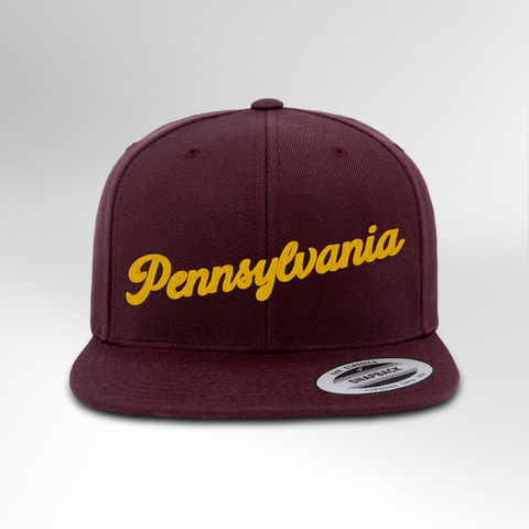 Pennsylvania Script Snapback