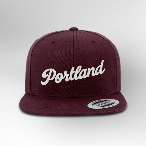 Portland Script Snapback