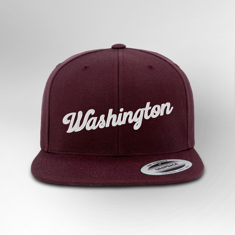 Washington Script Snapback