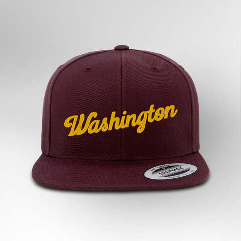 Washington Script Snapback