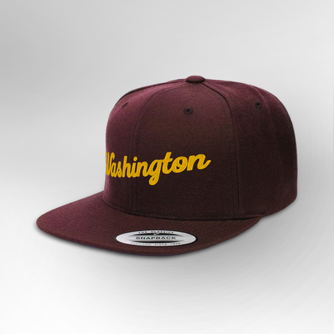 Washington Script Snapback