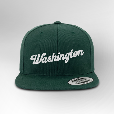 Washington Script Snapback