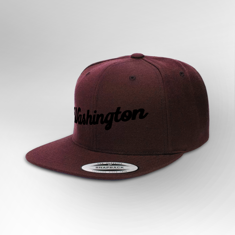 Washington Script Snapback