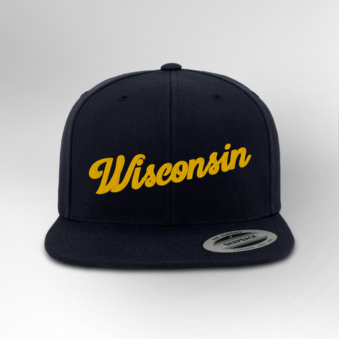 Wisconsin Script Snapback